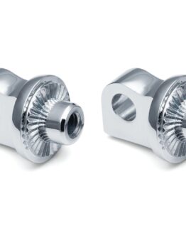 Kuryakyn Adjustable Stop Splined Peg Adapter Chrome