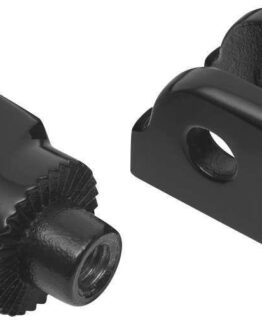Kuryakyn Spline Driver Peg Adaptor Black (Pair)