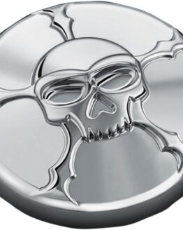 Kuryakyn Zombie Vented Chrome Gas Cap 3in