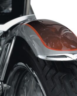 Kuryakyn Chrome Front Trailing Edge Fender Tip Fits 90-17 Fat Boy Models