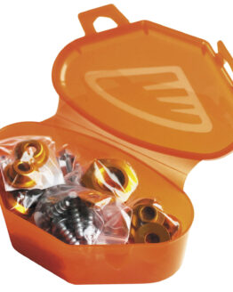 Cycra Body Plastic Fastener Set Orange Fits KTM