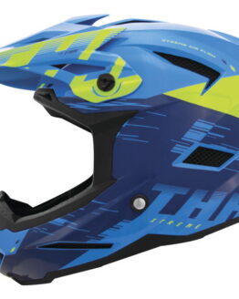 THH T-42 BMX Xtreme Helmet Blue/Yellow Youth Large