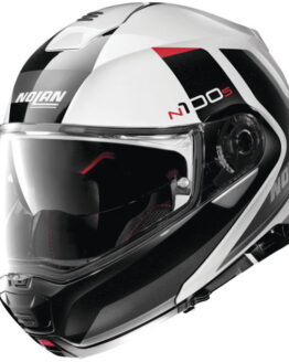 Nolan N100-5 Hilltop Helmet Metal White/Black 2XL
