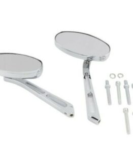 Ellipse Mirror Flat Glass Chrome