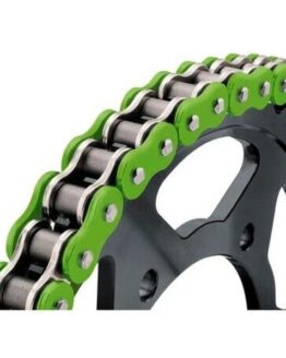 Bikemaster 525x120 BMXR O-Ring Chain Green w/ Rivet Master Link