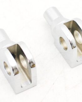 Kuryakyn Chrome Tapered Front Peg Adapter Fits Kawasaki/Suzuki Vulcan Classic