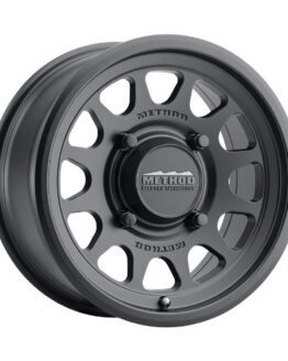 MR414 Bead Grip 15x10 / 6+4/25mm Offset / 4x136 / 106mm CB Matte Black Wheel