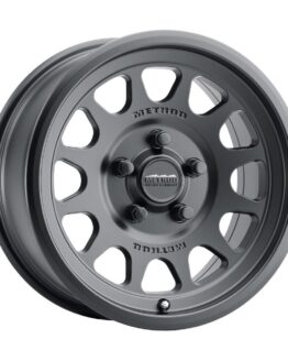 MR414 Bead Grip 15x7 / 4+3/13mm Offset / 5x4.5 / 76mm CB Matte Black Wheel