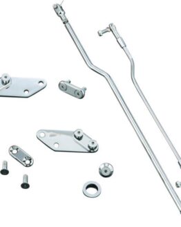 03-08 Dyna Forward Control Extenders Chrome