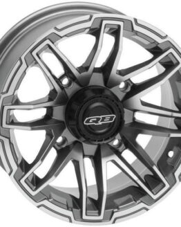 QuadBoss Stryker Wheel 14x7 4/137 5+2 Titanium with Center Cap