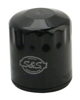 S&S Cycle 99-18 BT/2017+ M8 Black Oil Filter