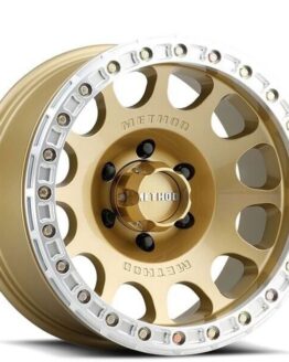 Method MR105 V3 17x9 -38 Gold Beadlock Wheel 5x127