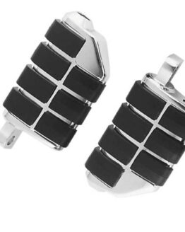 Kuryakyn Dually ISO Pegs with Male Mount Adapter Chrome Pair