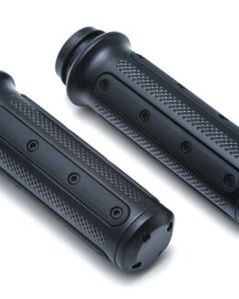 Kuryakyn Heavy Industry Dual Cable Grips Black