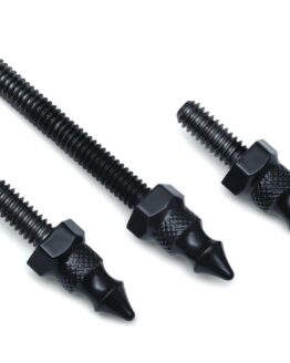 Kuryakyn Windshield Spikes Black Set of 3 Fits FLH & AirMaster Fairing