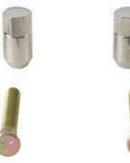 QuadBoss Front Wheel Stud & Nut Kit Black Fits 2017 Polaris RZR 570 S