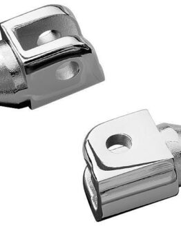 Kuryakyn Tapered Rear Peg Adapter Chrome Fits Yamaha