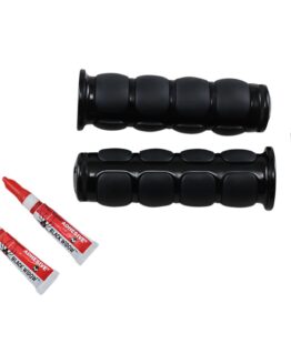 Kuryakyn Black ISO Grips Universal for 1in Handlebars