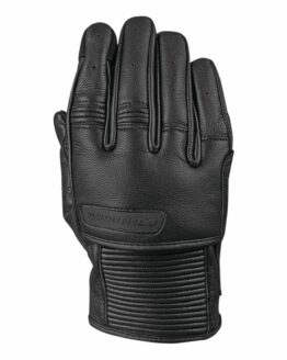 Off the Chain Leather Gloves Black - Small