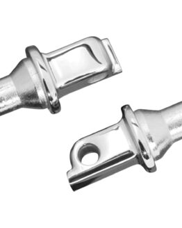 Kuryakyn Tapered Peg Adapter Chrome Rear Fits Indian & Victory