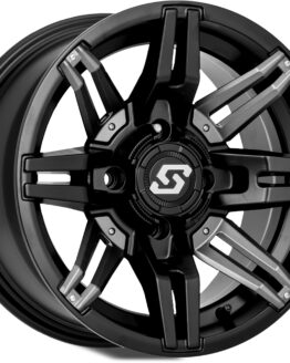 Sedona Rukus Wheel 14x7 4/137 5+2 +10mm Black/Gunmetal