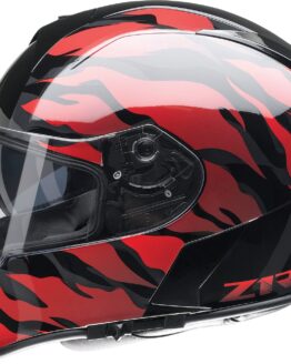 Warrant Panthera Helmet Black/Red 2XL