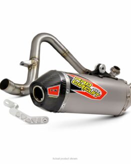 T-6 Aluminum & Stainless Steel Full Exhaust W/Carbon Cap