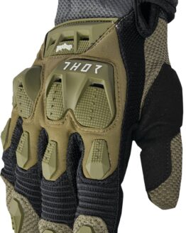 Thor Terrain Gloves XS Black/Charcoal/Army Green Men's