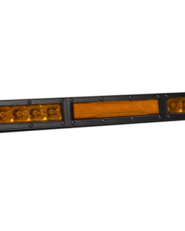 18 In LED Light Bar Single Row Straight Amber Combo by Diode Dynamics