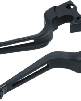 Kuryakyn Aluminum Mechanical Brake/Clutch Lever Set Black