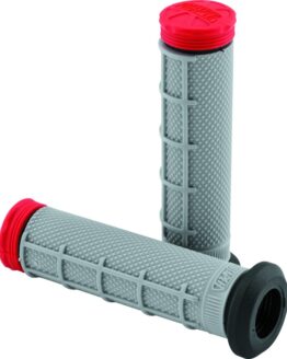 ProTaper Tri-Density ATV Half Waffle Grips Red