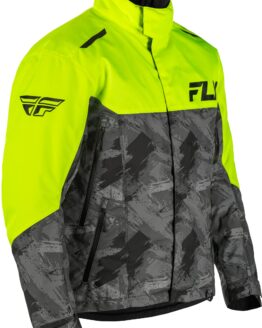 Fly Racing Youth SNX Pro Jacket Hi-Vis/Black - Youth Medium