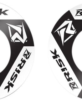 Risk Racing Grip Donuts Black/White Foam Universal Pair