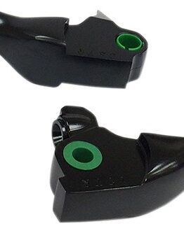 Black Slotted Wide Blade Lever Set