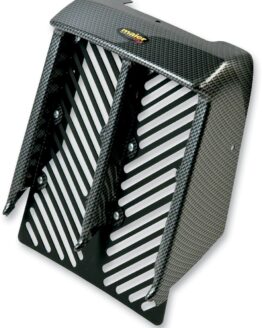 Maier ATV Radiator Air Scoop Black Carbon Fiber For Yamaha Banshee
