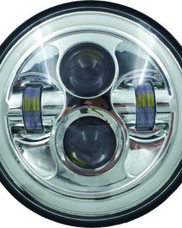 High Definition 7" LED Headlig Full Halo Chrome