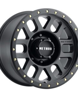 MR309 Grid 17x8.5 0mm Offset 8x6.5 130.81mm CB Matte Black Wheel