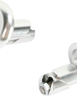 ODI Aluminum Handlebar End Plugs Silver Universal Pair