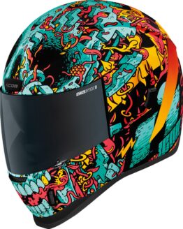 ICON Airform Munchies MIPS Helmet Blue/Orange/Green L