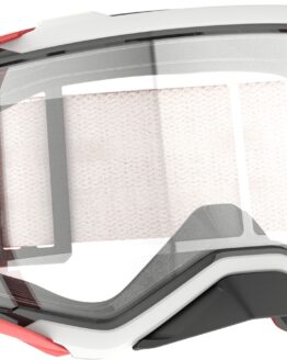 Scott Prospect Goggle w/ WFS Roll-Offs - Red & Black W/ Clear Lens