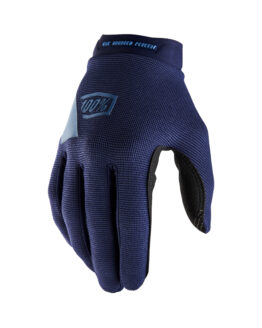 100 Percent Ridecamp Gloves Navy Slate Blue 2XL Men's