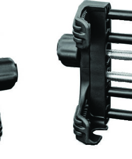 Kuryakyn Tech Connect Device Holder Large Black 3-5/8in to 6in Wide