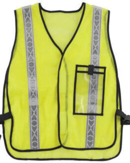 Bikemaster Reflective Safety Vest with ID Pocket Lime