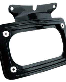 Kuryakyn Curved License Plate Mount Black