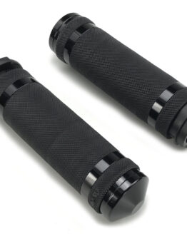 Avon Air SS Grips Black Fly By Wire Throttle for Harley Davidson