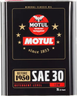 Motul Classic SAE 30 Oil - 6x2L - Single