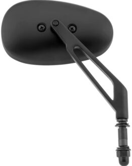 BikeMaster Harley Lowrise Mirror 4-7/8in Stem Black