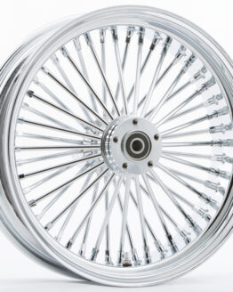 HardDrive Chrome 48-Spoke Rear Wheel 16x5.5 Wide-Hub 25mm Axle