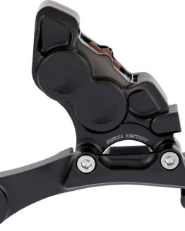 Arlen Ness Four-Piston Rear Caliper Black For Harley-Davidson Dyna