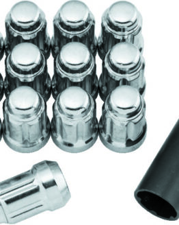 QuadBoss Spline Lug Nuts 12x1.25 - Silver